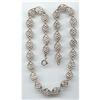 Image 1 :   Vintage Silver Daisy Link Necklace #872414