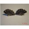 Image 1 : MADE IN SIAM STERLING NIELLO EARRINGS #872454