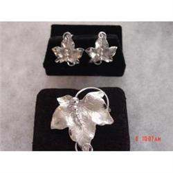 Estate CARL-ART  Sterling 3 Piece Brooch #872562