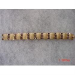  TRIFARI Purple Rhinestone  Link Bracelet #872567