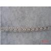 Image 1 :  Crown Trifari Rhodium Link Bracelet #872621