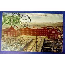Real Photo Union Stock Yards CHICAGO  #872911