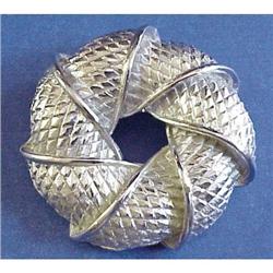 Coro Brooch - Silver Garland #872973