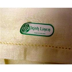 Irish Linen Damask NAPKINS /6 #872986