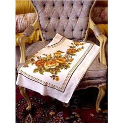 Lovely Vntg.Tablecloth - Orange Roses #873016