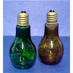 Figural Color Glass Salt & Pepper Shakers #873036