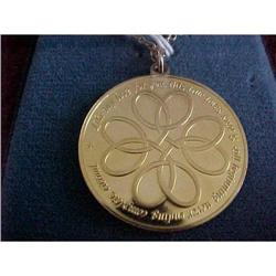 Love Knot Necklace, 24 kt Gold Over Sterling #873255