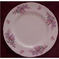 4 Crown Staffordshire Pink Dogwood Dinner Plate #873259