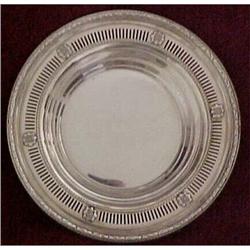 Ornate Sterling silver Pierced Serving Dish #873273