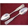 Image 1 : 2 Ornate Victorian Sterling Soup Spoons #873274
