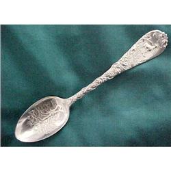 Hartford CT Charter Oak Deer Sterling Spoon #873275
