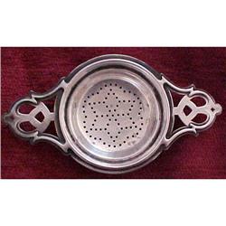 2 Handled sterling Tea Strainer by Wallace #873287