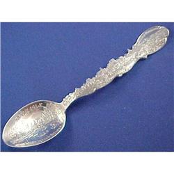 Detroit Skyline sterling silver Souvenir Spoon #873300