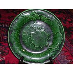 Majolica Green Plate #873350