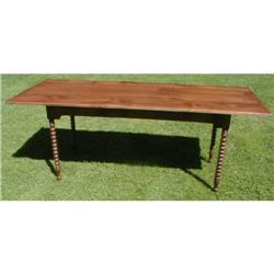 LARGE ANTIQUE STYLE FARM OR HARVEST TABLE #873353