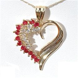 Ruby and Diamond Necklace #873424