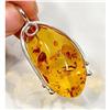 STOP for a FINE BALTIC Amber Sterling Pendant #873589