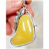 Image 1 : REAL Butter Baltic Amber Sterling Silver #873678