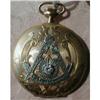 Image 1 : MASONIC Past Master POCKET Watch 14k & Diamond #873867
