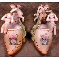 ARDALT ANGEL Shoe WALL Pocket Bisque VINTAGE #873881