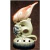 Image 1 : Flower FROG Figural, Bird with Berry GERMANY #873949