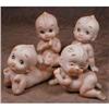 Image 1 : Bisque KEWPIES Lefton Collection 4 Piano Babies #874117