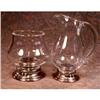 Image 1 : HIRSCH Sterling and Crystal Sugar Creamer #874161