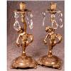 Image 1 : CHERUB Candlesticks with Lusters VINTAGE #874163