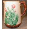 Image 1 : MAJOLICA Primrose Strawberry Pitcher ANTIQUE #874176