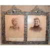 Image 1 : DERBY Frame DOUBLE Quadruple Plate ANTIQUE #874192