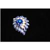 Image 1 : Sapphire and Diamond Rhinestone Tear Drop #874471