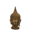 19C Thai Tibetan Bronze Buddha Head #874549