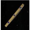 Image 1 :  14k gold and Amethyst Bar Pin #875280