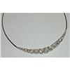 Image 1 : 10 carat large DIAMOND NECKLACE graduated #875722