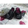 Image 1 : GORGEOUS ANTIQUE FRENCH VELVET DOLL SHOES #876164