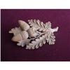 Image 1 : VICTORIAN BLACK FOREST CARVED BROOCH ACORNS  #876175