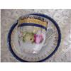 Image 1 : GORGEOUS COBALT BLUE DEMITASSE CUP and SAUCER  #876198