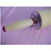 Image 1 : BEST DECO YELLOW and CHROME ROLLING PIN #876217
