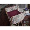 Image 1 : CHIC ROSES BARKCLOTH STAND ROMANTIC COTTAGE #876237