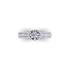 Image 1 : 1.06 ctw Solitaire VS/SI Diamond Ring 18K White Gold