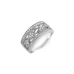 0.75 ctw Certified VS/SI Diamond Ring 14K White Gold