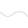 Image 1 : 10kt White Gold Round Diamond Rectangle Link Fashion Bracelet 3/4 Cttw