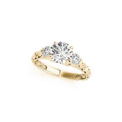 0.75 ctw VS/SI Diamond 3 Stone Ring 18K Yellow Gold