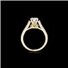 Image 2 : 1.46 ctw Certified Diamond Solitaire Ring 10K Yellow Gold