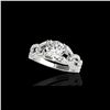 Image 1 : 1.5 ctw Certified Diamond Solitaire Ring 10K White Gold