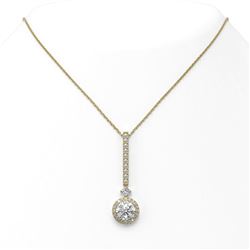 2.25 ctw Diamond Designer Necklace 18K Yellow Gold