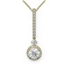 Image 2 : 2.25 ctw Diamond Designer Necklace 18K Yellow Gold
