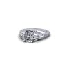 Image 2 : 1 ctw Solitaire Certified VS/SI Diamond Ring 18K White Gold