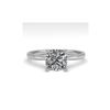Image 1 : 1.01 ctw Cushion VS/SI Diamond Engagement Designer Ring 18K White Gold