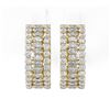Image 2 : 7.28 ctw Marquise Cut Diamond Designer Earrings 18K Yellow Gold